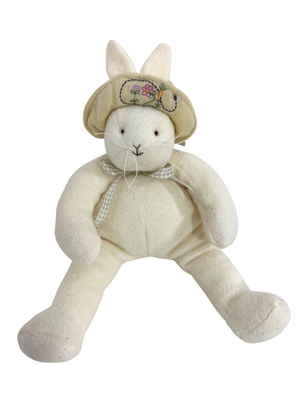 Hallmark Bunnies By The Bay Baylee Plush Toy Stuffed Animal Beanbag Hat 2002 Vtb
